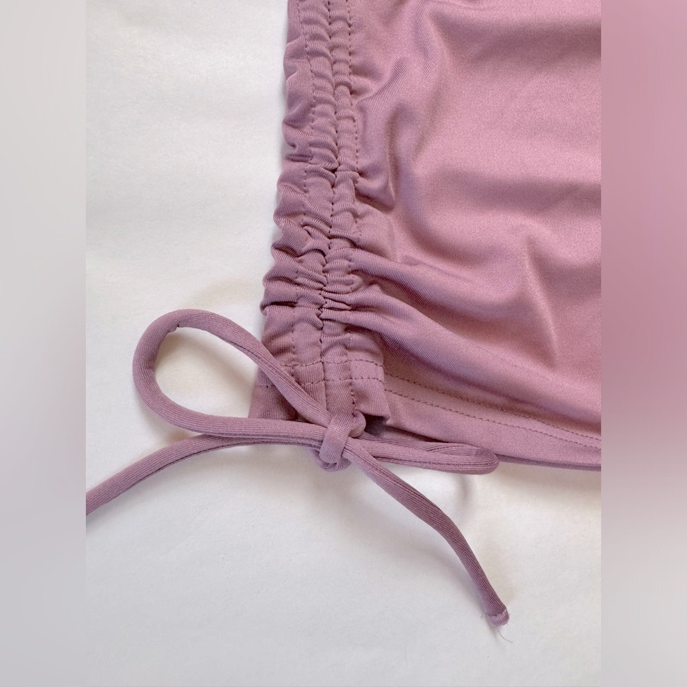 Pink Nylon Zip Up Top EUC Half Zip Short Sleeve Active Scuba Dri-Fit - Picture 5 of 8